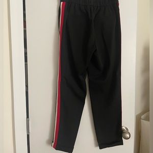 Black Red and White Trousers